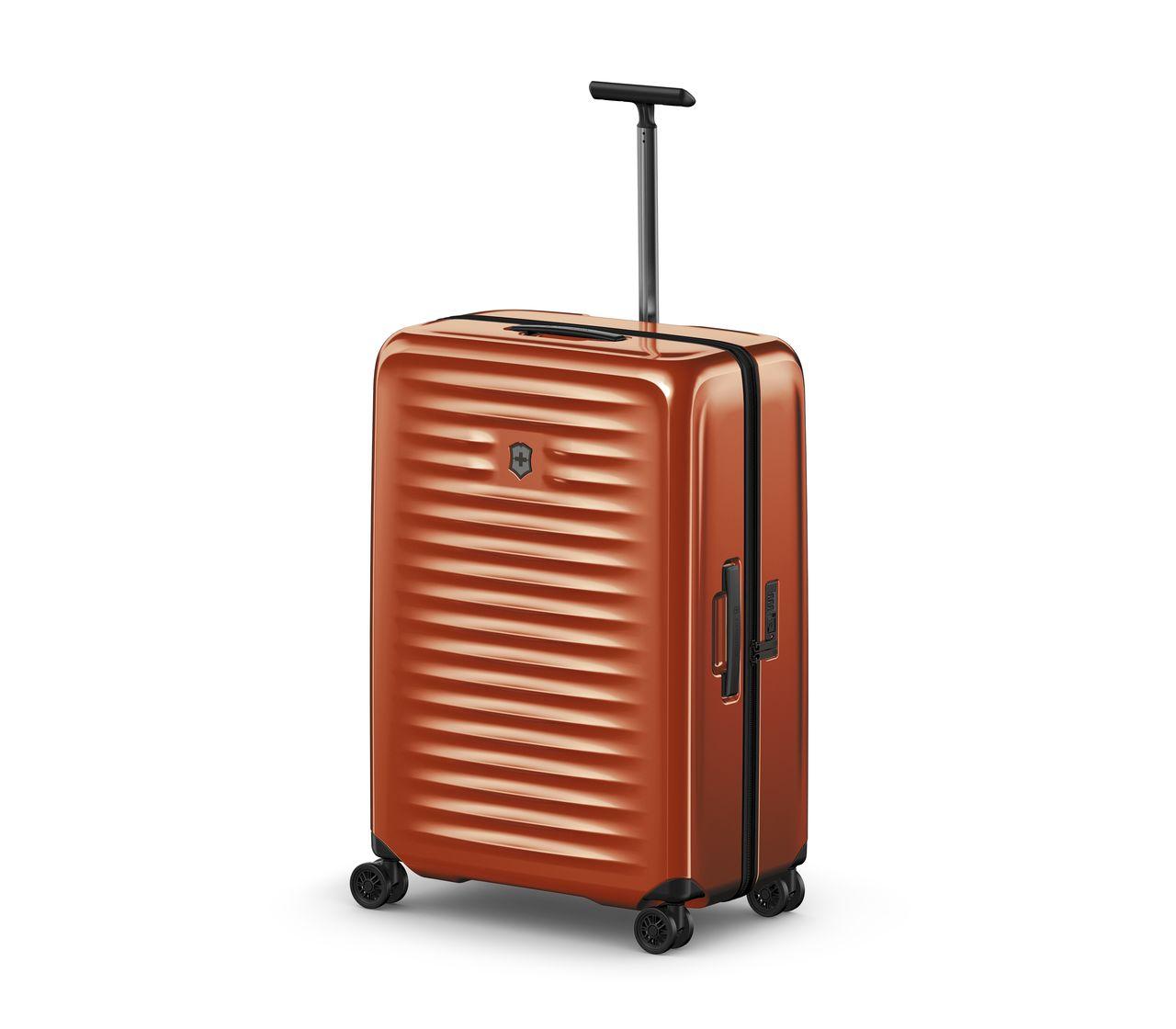 orange carry on luggage