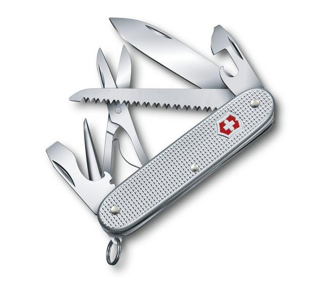 Victorinox Farmer X Alox Silver Folding Knife