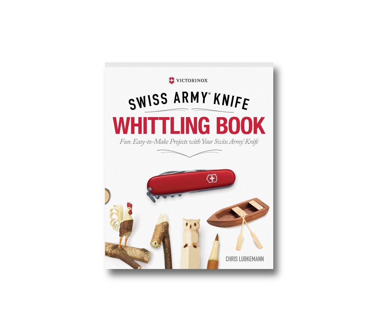 Check this out:Swiss Army Knife Whittling Book
