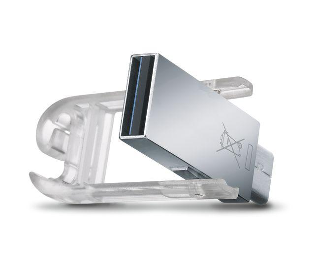 Victorinox Taschenmesser Midnite Manager Work 11 Funktionen, Schere, USB Stick 32GB, LED, Nagelfeile rot transparent 