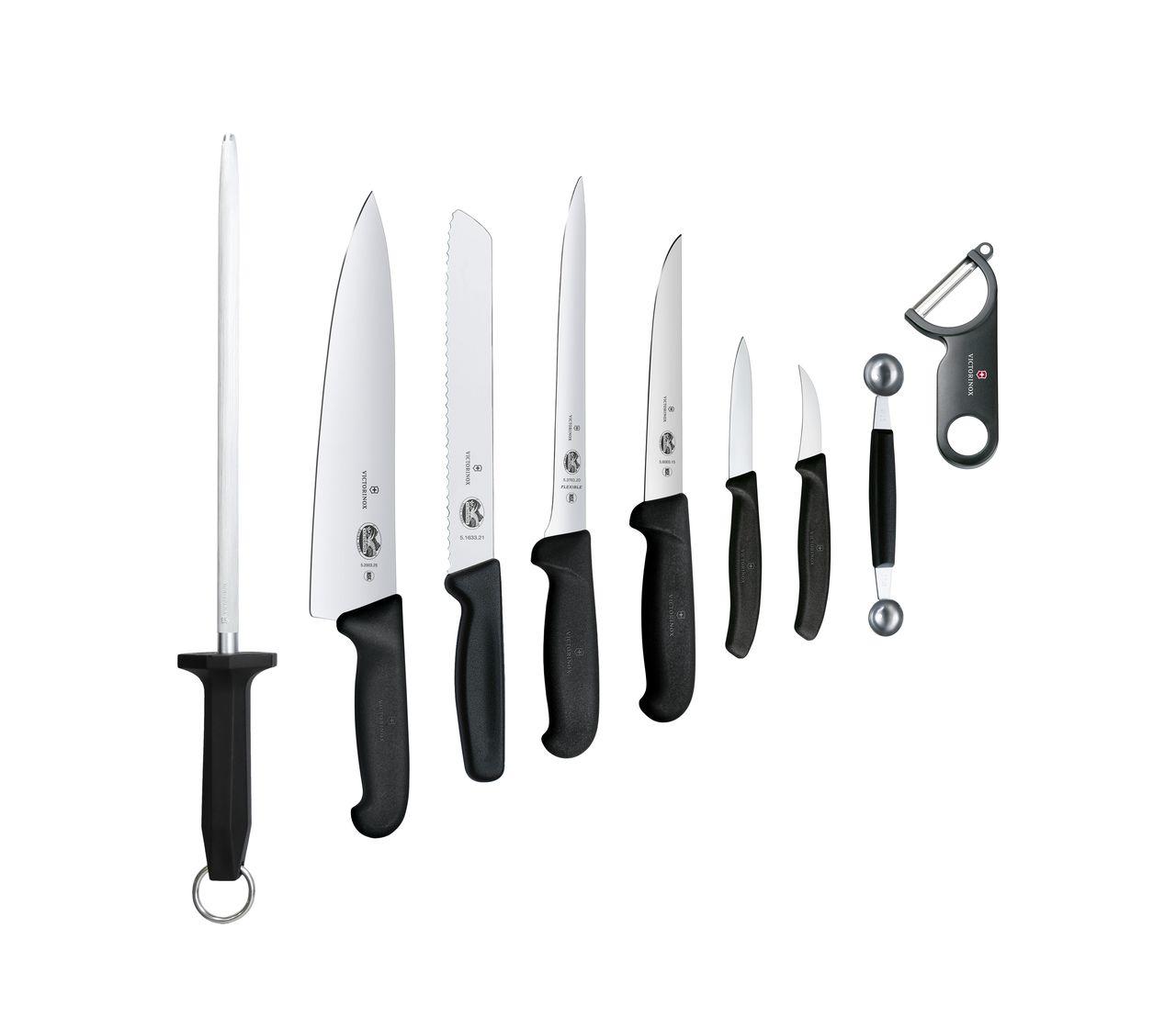 Set de 2 cuchillos Victorinox negro