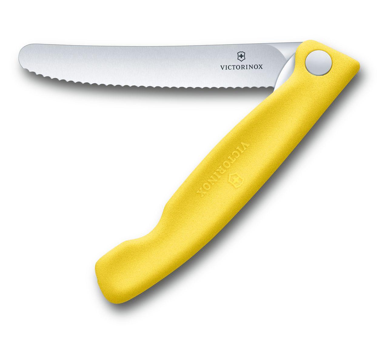 Victorinox Floral Knife Yellow Fold Knife