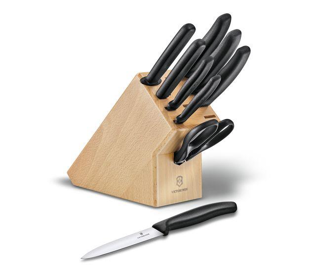 Juego Set De Cuchillos Elegante Para Cocina Chef 6 Piezas Color Negro