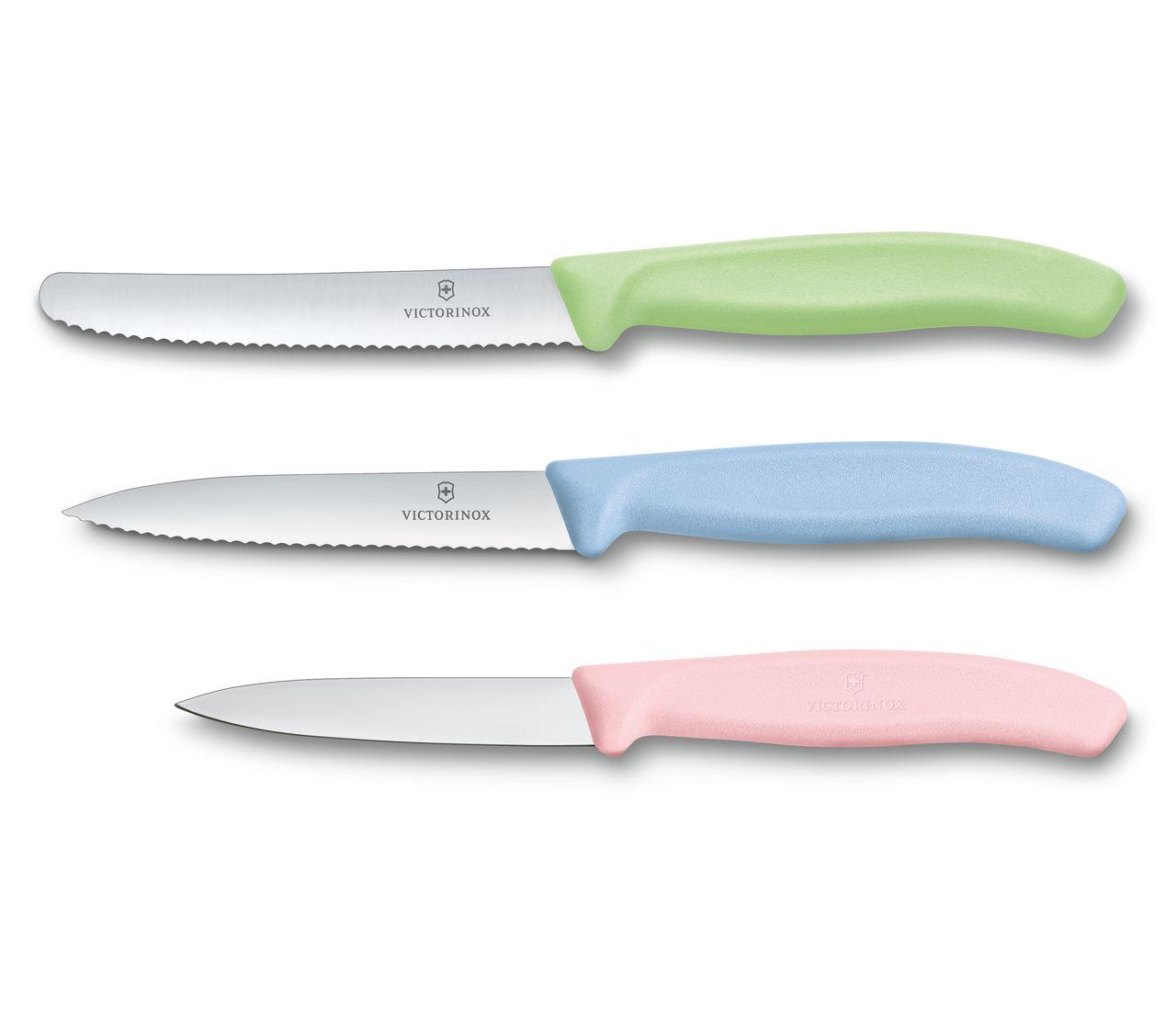 Victorinox Swiss Classic Trend Colors Paring Knife 3 Piece Set -  KnifeCenter - 6.7116.34L1 - Discontinued