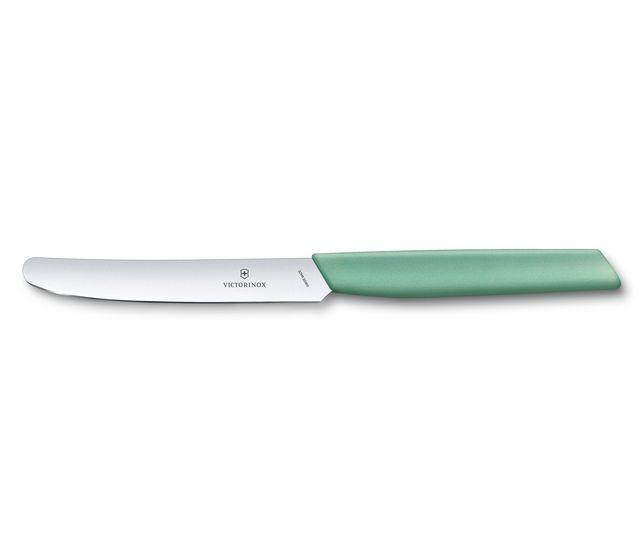 2 couteaux de table verts 11cm Victorinox SwissClassic