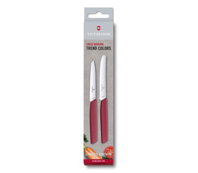 Victorinox Set di coltelli per verdure Swiss Modern, 2 pezzi in Berry -  6.9096.2L4