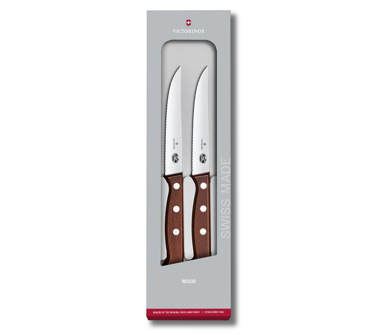 Couteau de cuisine Wood 19 cm, Acier inoxydable-érable