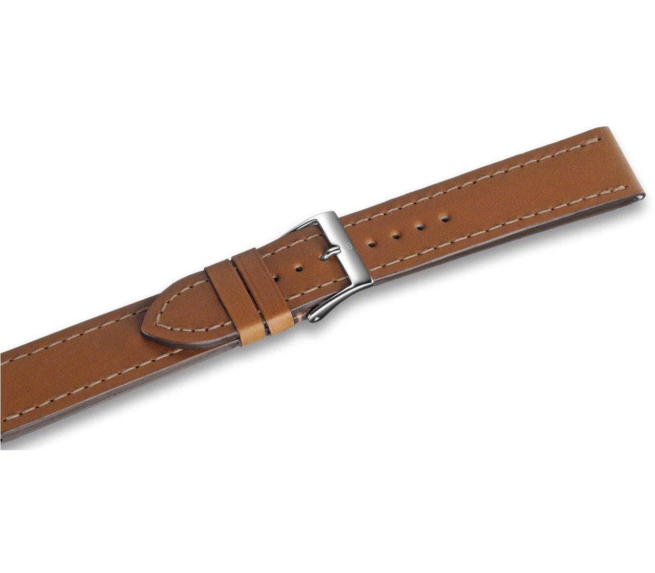 Brown leather strap with buckle-004363