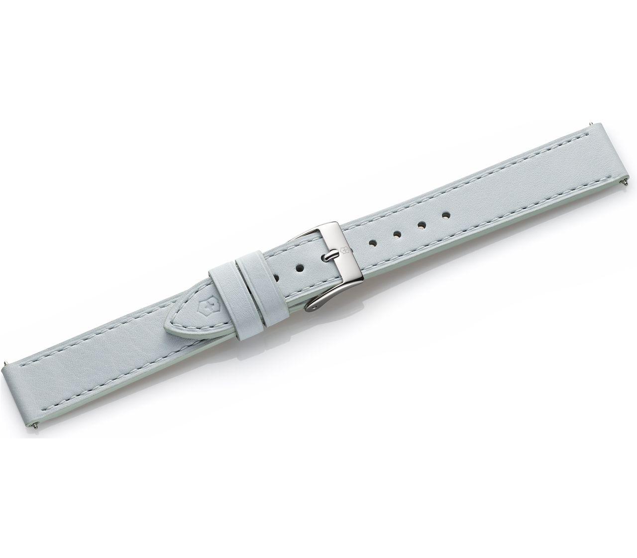 Blue leather strap with buckle-004998