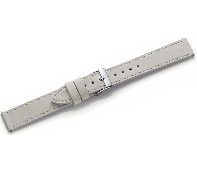 Grey leather strap with buckle-004999