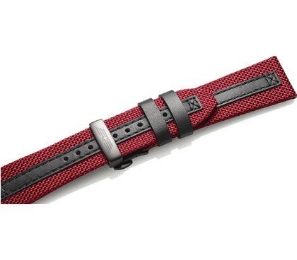 Fabric strap with buckle