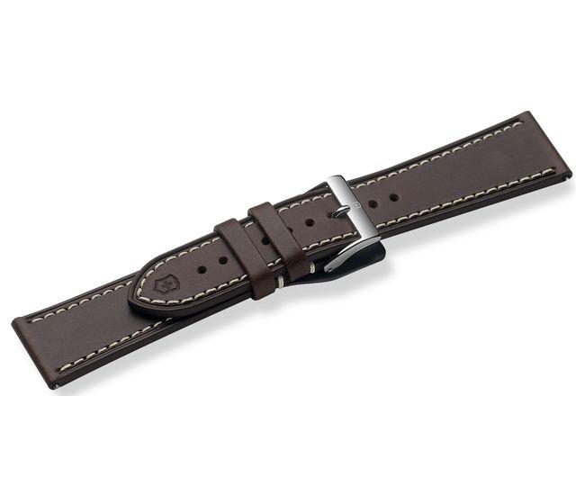 Brown leather strap with buckle-004698