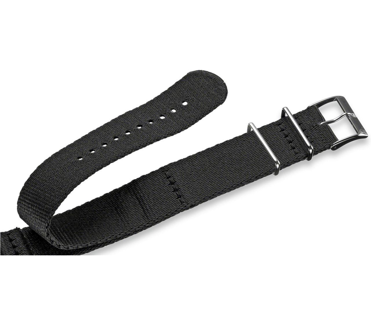 Victorinox Original Small - Black Nylon & Leather Strap with buckle - 17 mm  - 20194