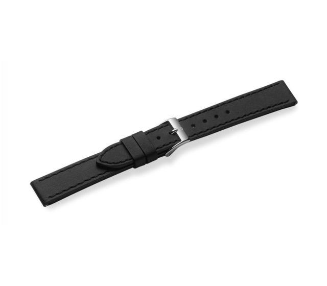 Black leather strap with buckle-004561