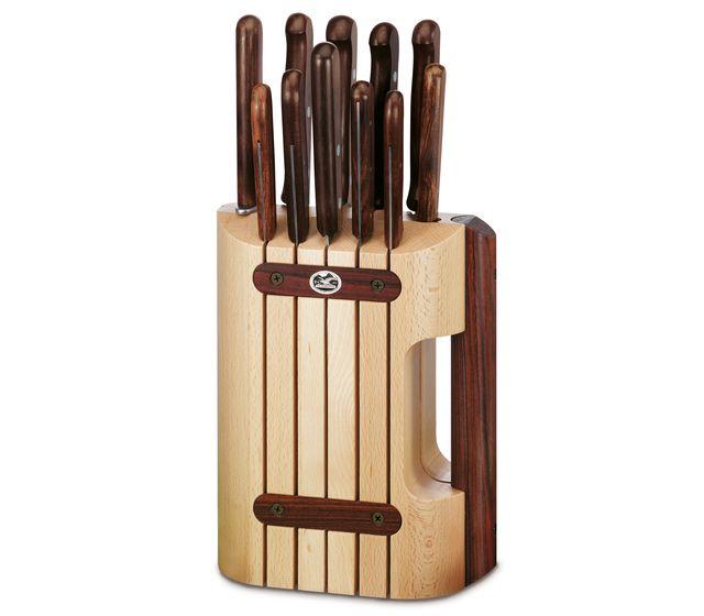 Victorinox Cutlery block wood handles 11 pieces 5.1150.11