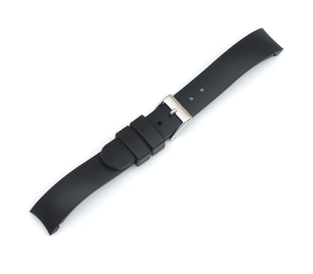 Alliance Small - Black Leather Strap with buckle - 15 mm-000280