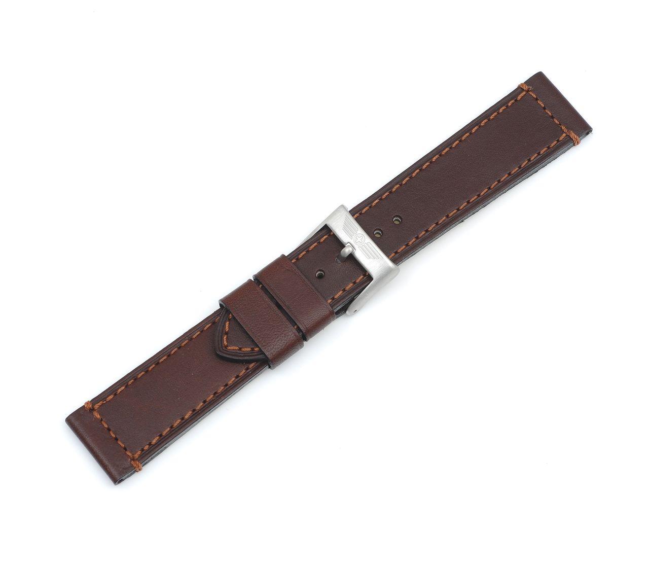 Airboss Mach 3 - Brown Leather Strap with Buckle-001006