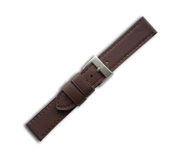 Chrono Classic - Brown Leather Strap with buckle - 21 mm-003075