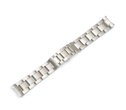 Bracelet with solid endpiece Officer's 125 Gent 2-Tone