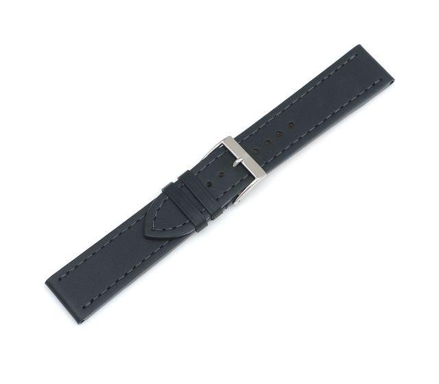 Alliance Chrono - Grey Leather Strap with buckle - 21 mm-004372