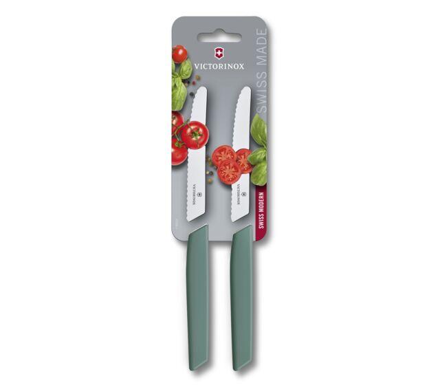 Swiss Modern Tomato and Table Knife Set, 2 pieces-6.9006.11W43B