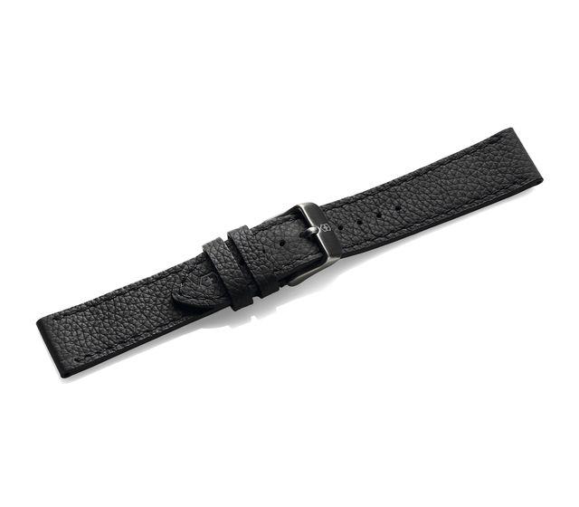 Black leather strap with buckle-005546