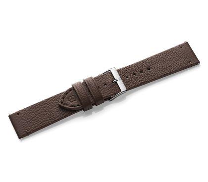 Brown leather strap with buckle