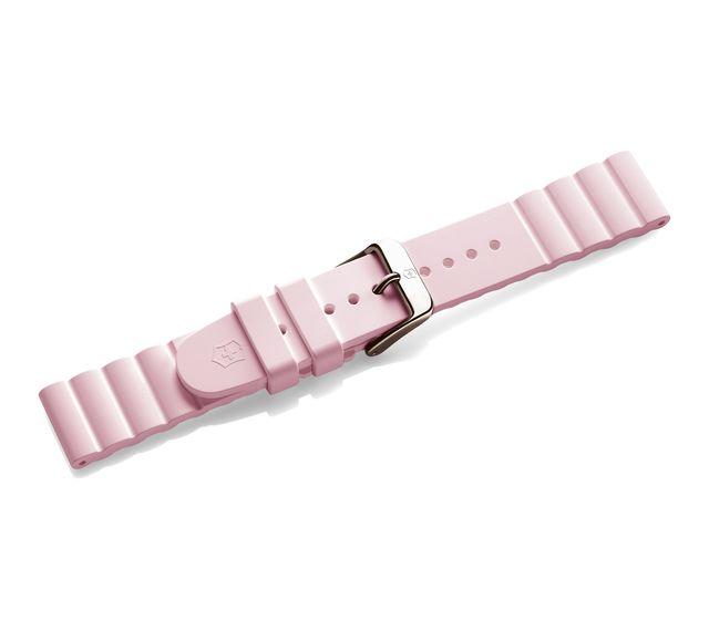 Pink rubber strap with buckle-005715