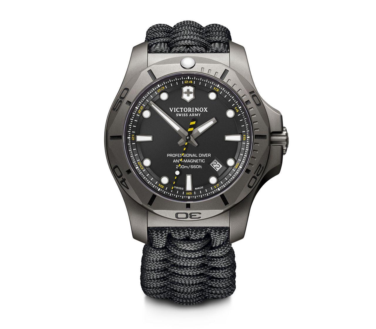 Victorinox I.N.O.X. Professional Diver Titanium ブラック, 45 mm