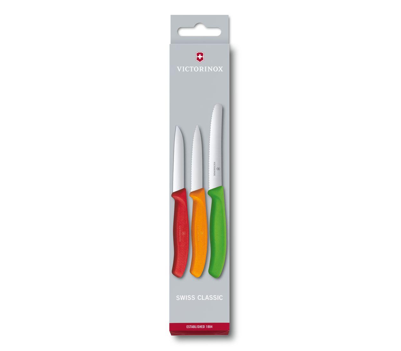 Colored Paring Knives - Set of 3