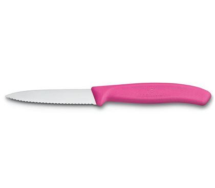 Victorinox 4 Large Pink Serrated Paring Knife - The Peppermill