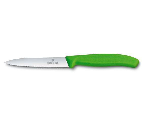 Couteau d'office 4 lame droite vert Victorinox