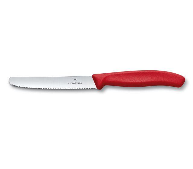 Victorinox Pela-verdure per pomodori e kiwi in rosso - 7.6079.1