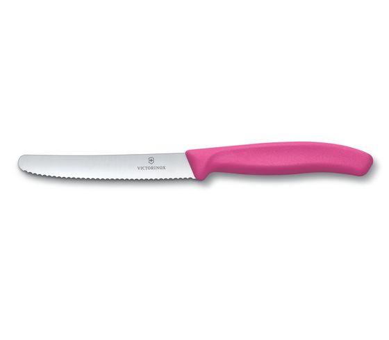 VICTORINOX SWISS MADE STAINLESS FLORAL KNIFE SINGLE BLADE HOT PINK