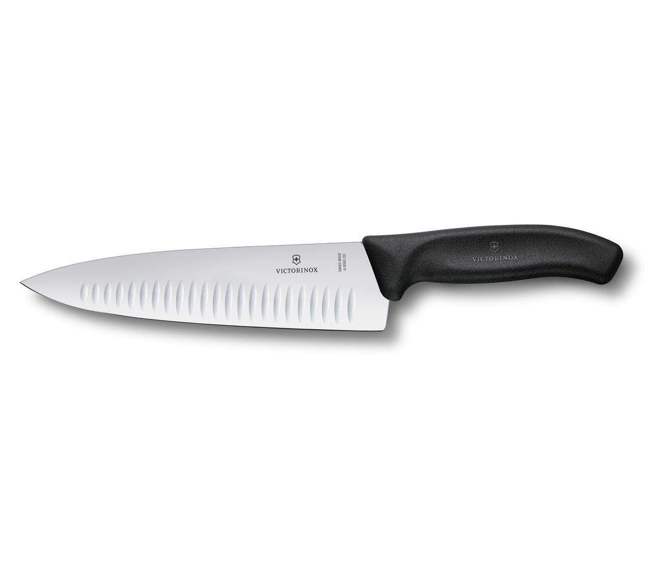 SwissClassic Carving Knife 8-inch, fluted edge-6.8083.20G
