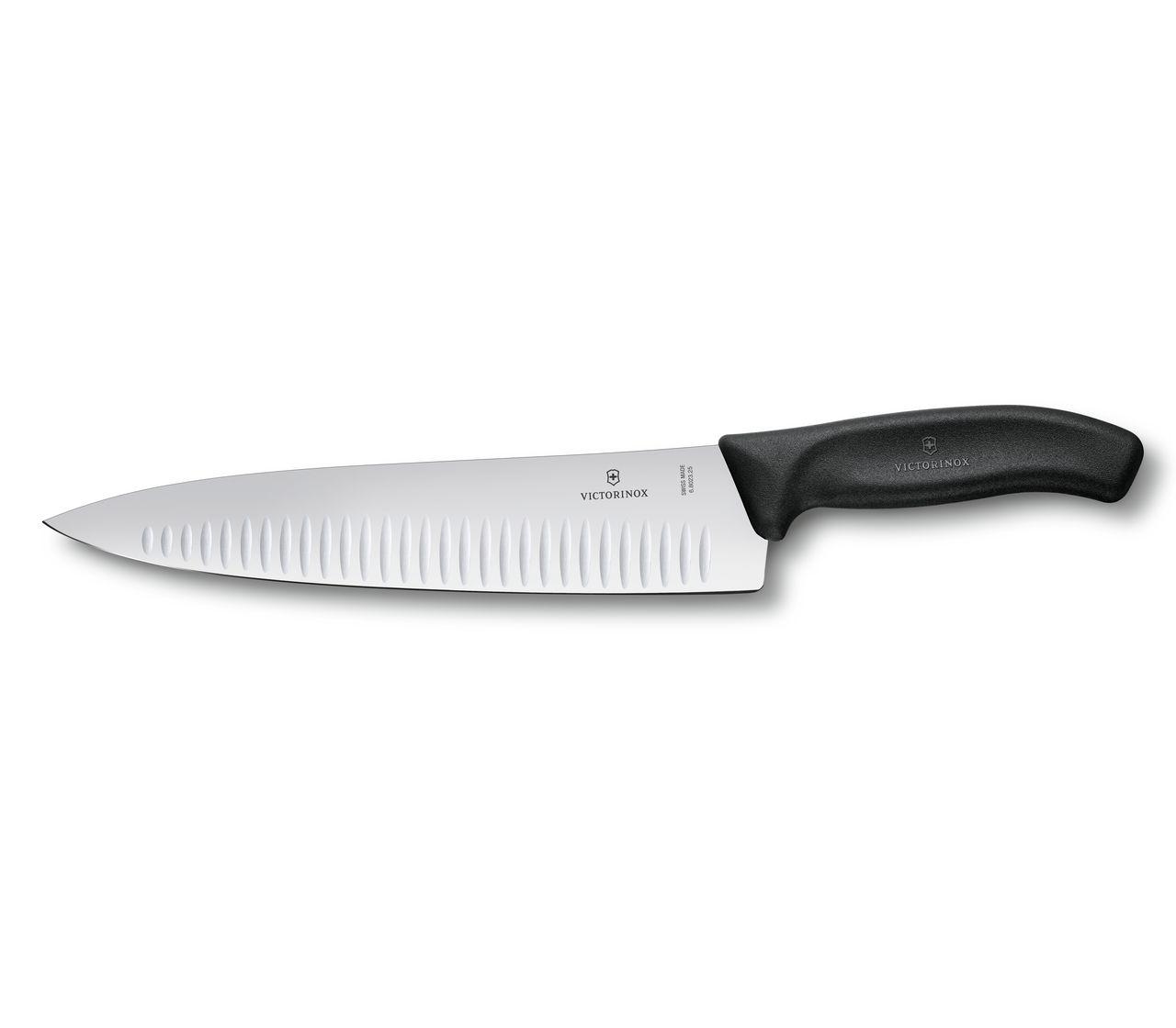 in acciaio inox Victorinox Swiss Classic coltello da prosciutto con lama seghettata da 25 cm Blister nero 