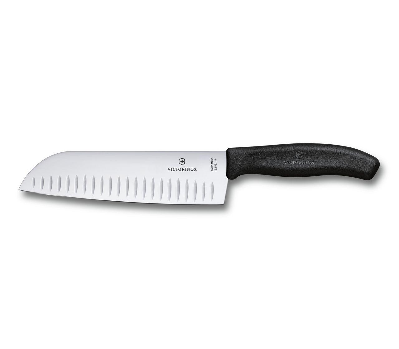 Swiss Classic Santoku Knife, fluted edge-6.8523.17B