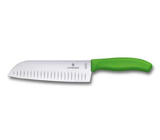 The Pampered Chef, Kitchen, Pampered Chef 5 Green Santoku Knife With  Sheath 6d