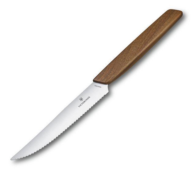 Swiss Modern Steak Knife Set, wavy edge-6.9000.12WG