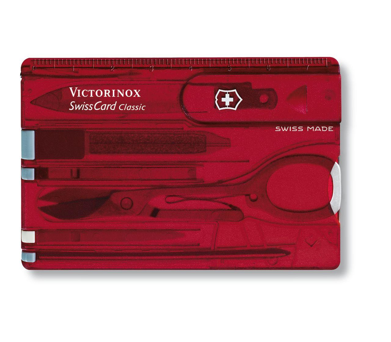 Genuine Victorinox Swiss Card Multi Function Swisscard Tool various colours 