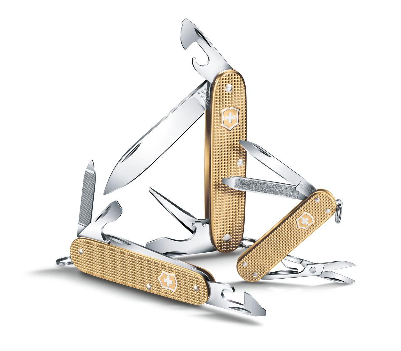 Victorinox Taschenmesser Pioneer Alox Champagner Gold Limited Edition 2019 