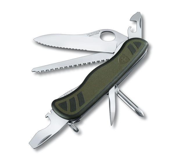 Victorinox ソルジャーナイフ グリーン／ブラック - 0.8461.MWCH