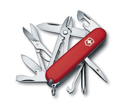 Red Details about   Victorinox Swiss Army Deluxe Tinker Pocket Knife 