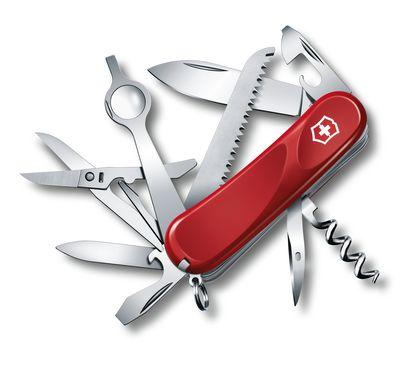 Handyman Couteau de Poche Suisse, Léger, Multitool, 24 Fonctions