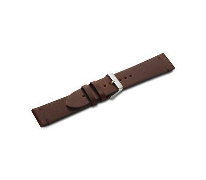 Leather strap brown with buckle