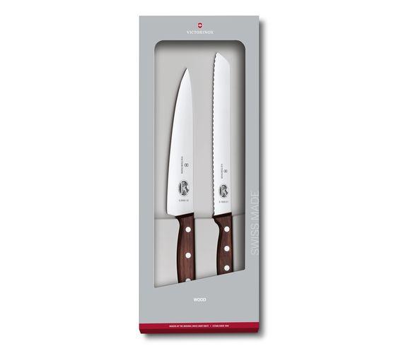 Victorinox Wood 5.1150.11, 11-piece knife set, maple