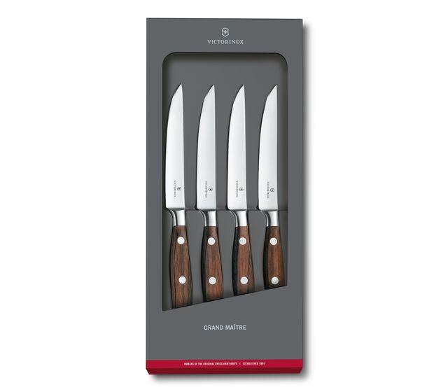 Victorinox Grand Maitre Wood 4-Piece Steak Knife Set