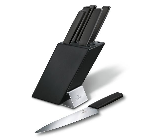 Swiss Modern Knife Block, 6 Pieces-6.7186.63