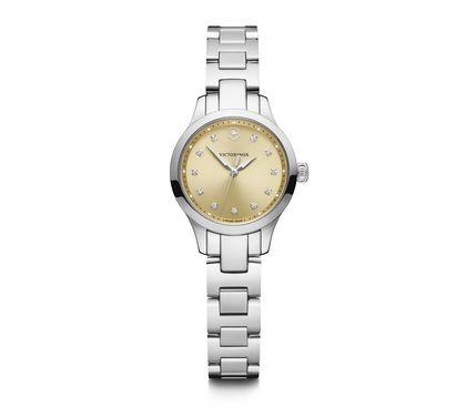 swiss army stainless steel watch