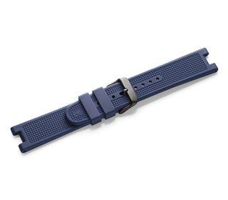 Blue rubber strap with buckle